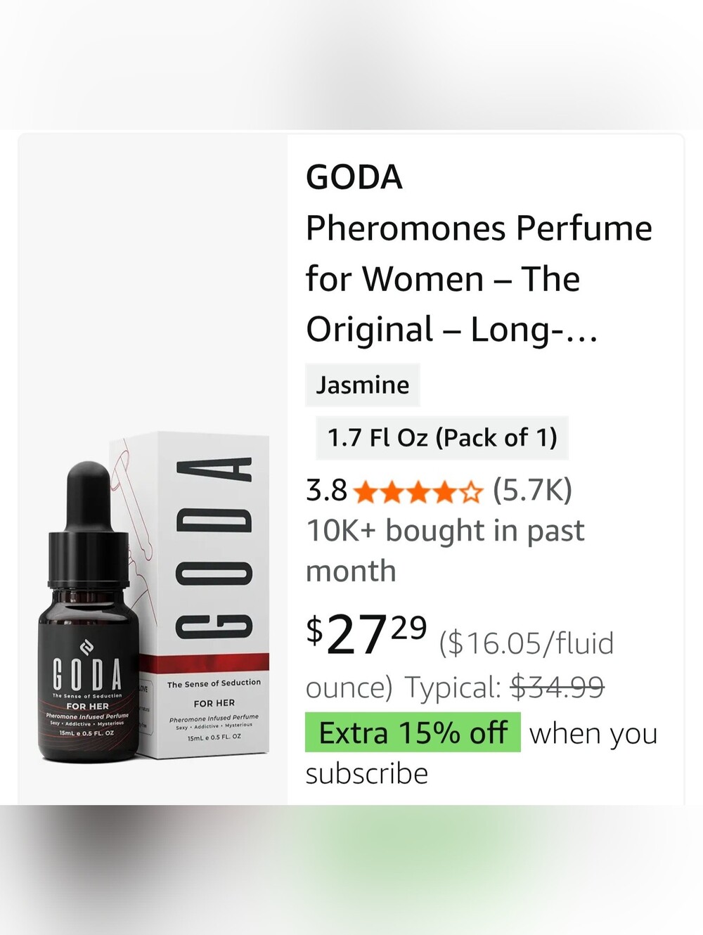 For Her Pheromone Infused Perfume - Picture 4 of 4